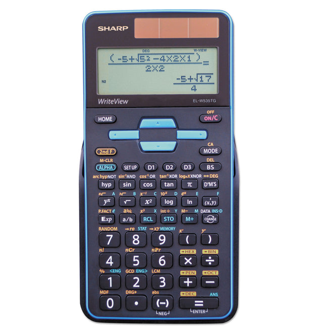 EL-W535TGBBL Scientific Calculator, 16-Digit LCD