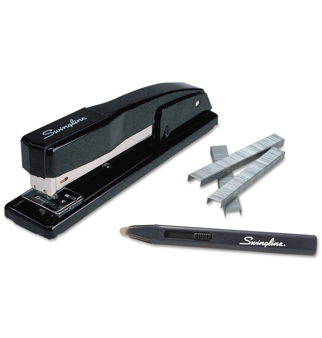 Commercial Desk Stapler Value Pack, 20-Sheet Capacity, Black