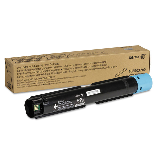 106R03740 Extra High-Yield Toner, 16,500 Page-Yield, Cyan