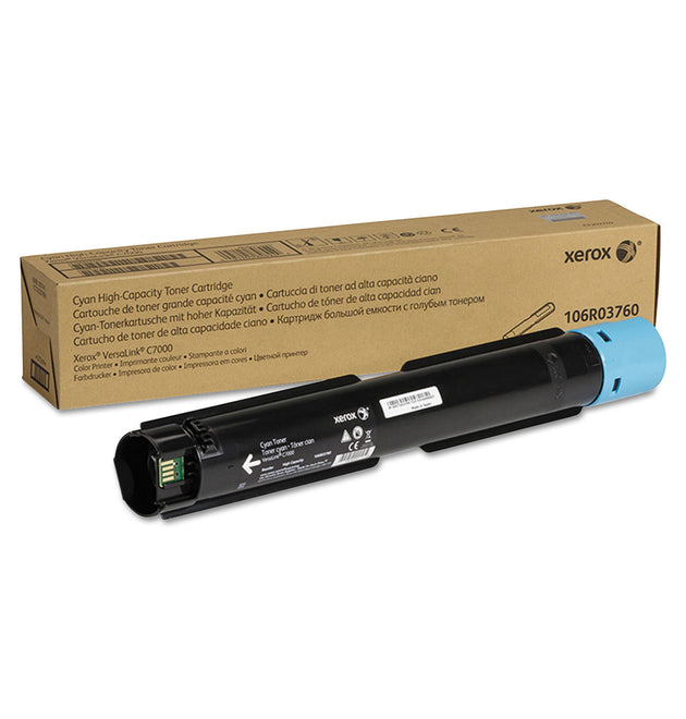 106R03760 High-Yield Toner, 10,100 Page-Yield, Cyan