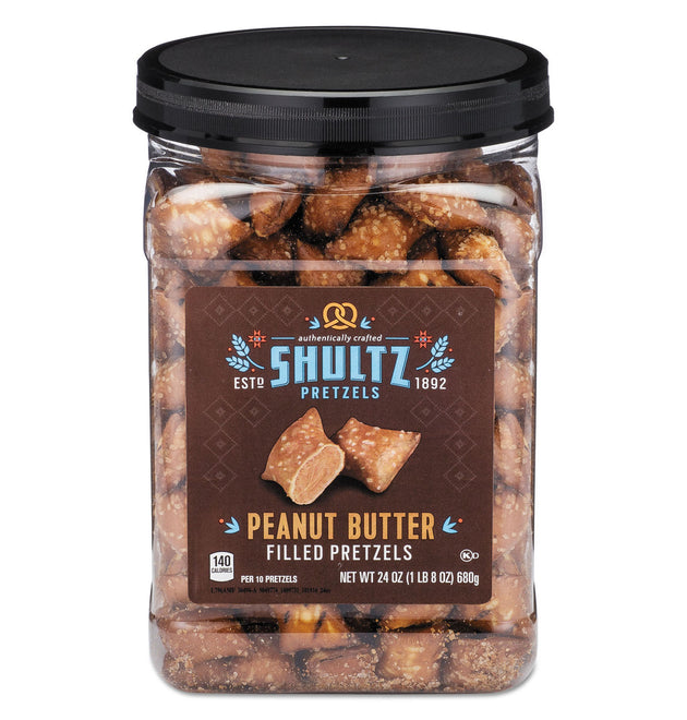 Pretzels, Peanut Butter, Tub, 24 oz