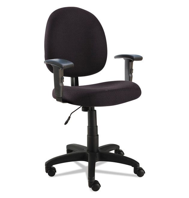 Alera Essentia Series Swivel Task Chair with Adjustable Arms, Supports Up to 275 lb, 17.71