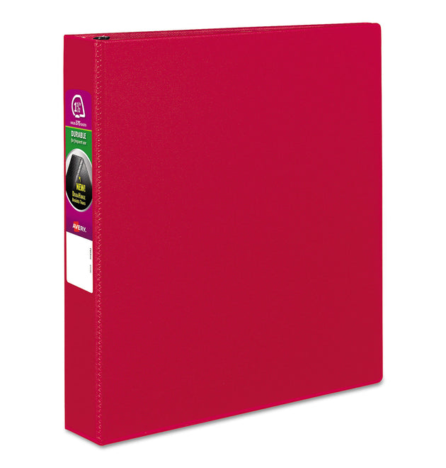 Durable Non-View Binder with DuraHinge and Slant Rings, 3 Rings, 1.5