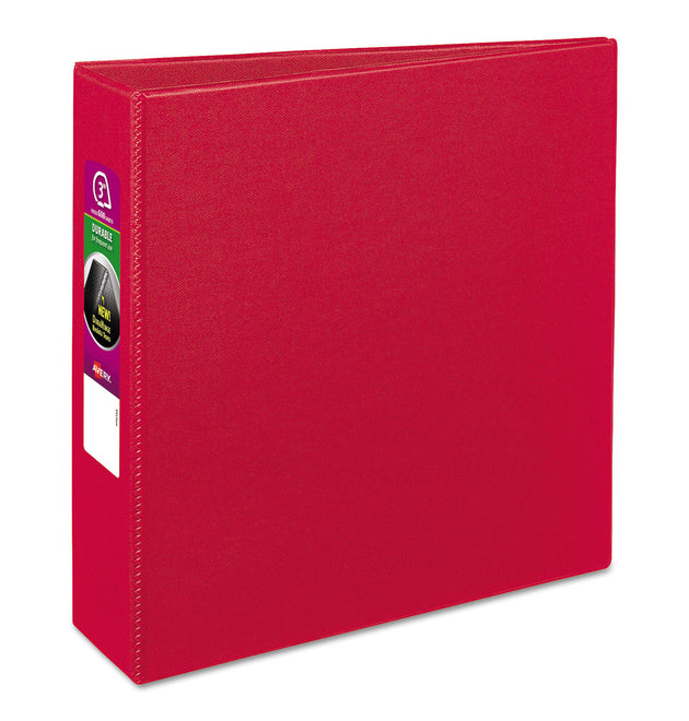 Durable Non-View Binder with DuraHinge and Slant Rings, 3 Rings, 3