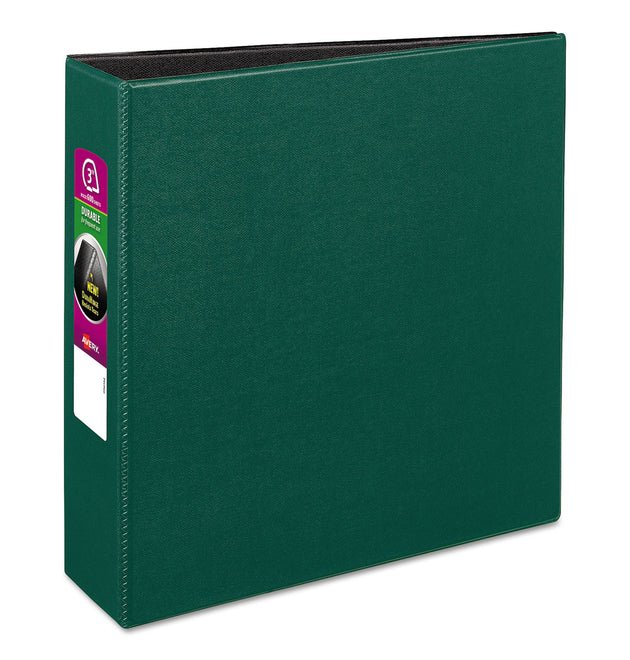 Durable Non-View Binder with DuraHinge and Slant Rings, 3 Rings, 3