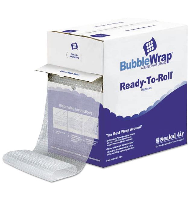 Bubble Wrap Cushioning Material in Dispenser Box, 0.19