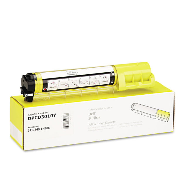 Compatible 341-3569 High-Yield Toner, 4,000 Page-Yield, Yellow