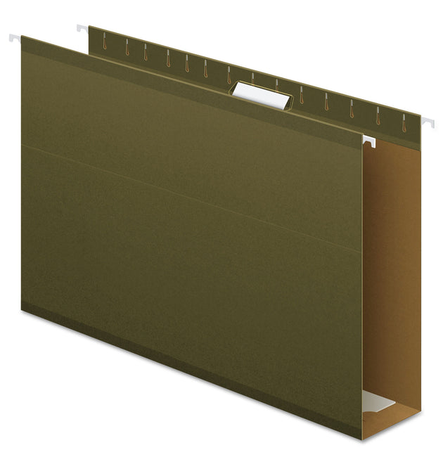 Extra Capacity Reinforced Hanging File Folders with Box Bottom, 3