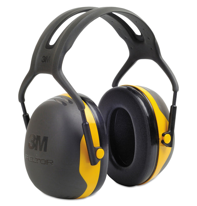 PELTOR X2 Earmuffs, 24 dB NRR, Yellow/Black