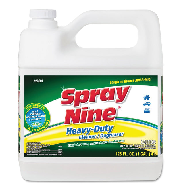 Heavy Duty Cleaner/Degreaser/Disinfectant, Citrus Scent, 1 gal Bottle