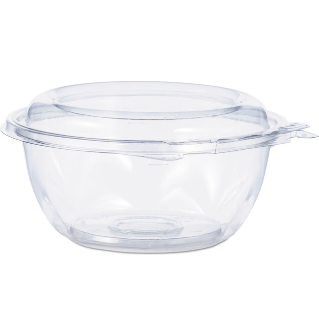 Tamper-Resistant, Tamper-Evident Bowls with Dome Lid, 12 oz, 5.5