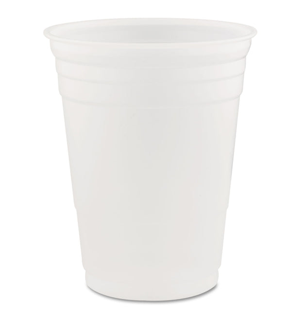 SOLO Party Plastic Cold Drink Cups, 16 oz, 50/Sleeve, 20 Sleeves/Carton