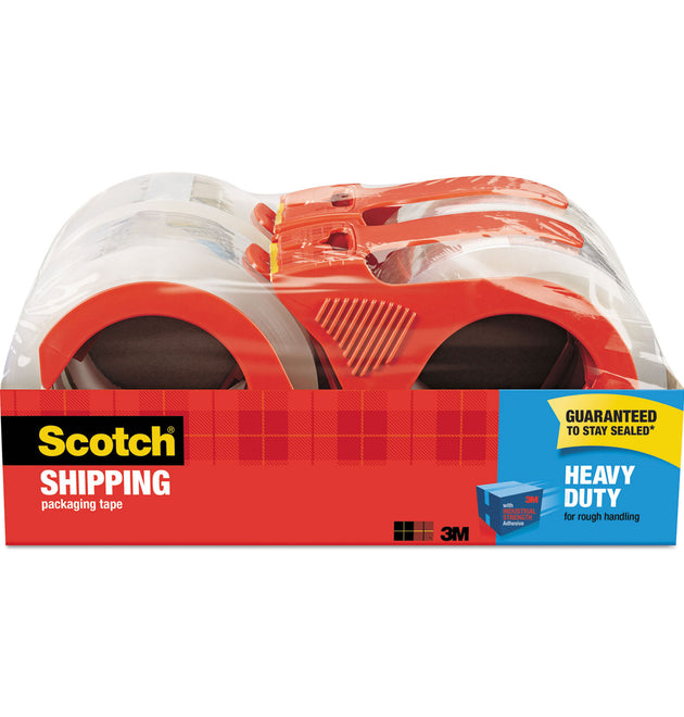 3850 Heavy-Duty Packaging Tape with Dispenser, 3