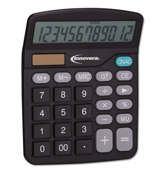 Innovera 15923 Desktop Calculator, 12-Digit LCD