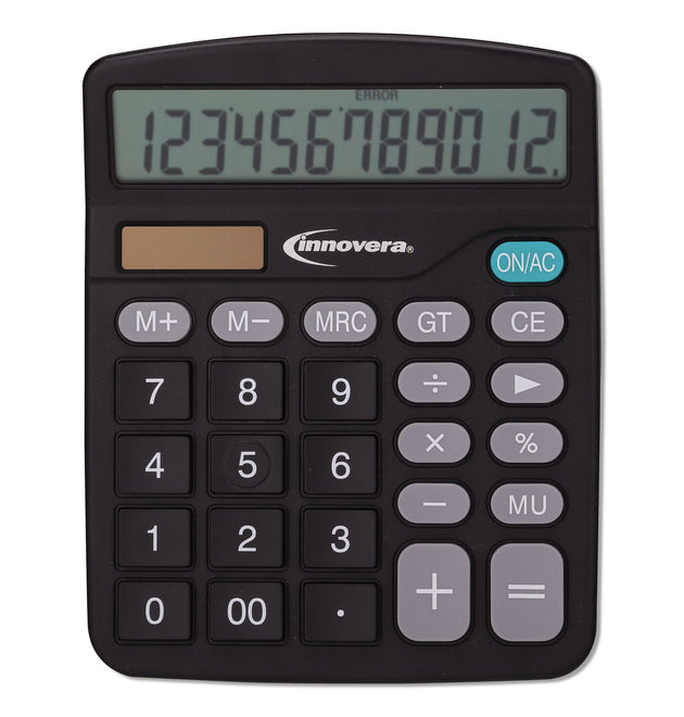 Innovera 15923 Desktop Calculator, 12-Digit LCD