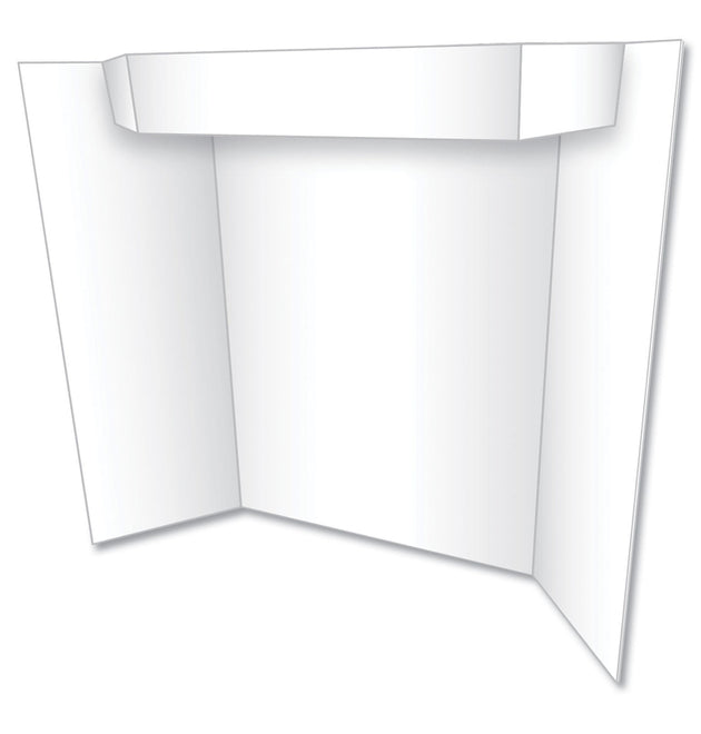 Two Cool Tri-Fold Poster Board, 24 x 36, White/White