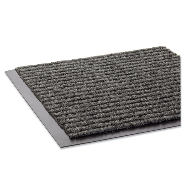 Needle Rib Wipe and Scrape Mat, Polypropylene, 36 x 60, Gray