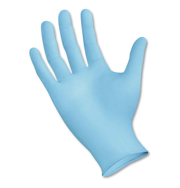 Disposable Examination Nitrile Gloves, Medium, Blue, 5 mil, 100/Box