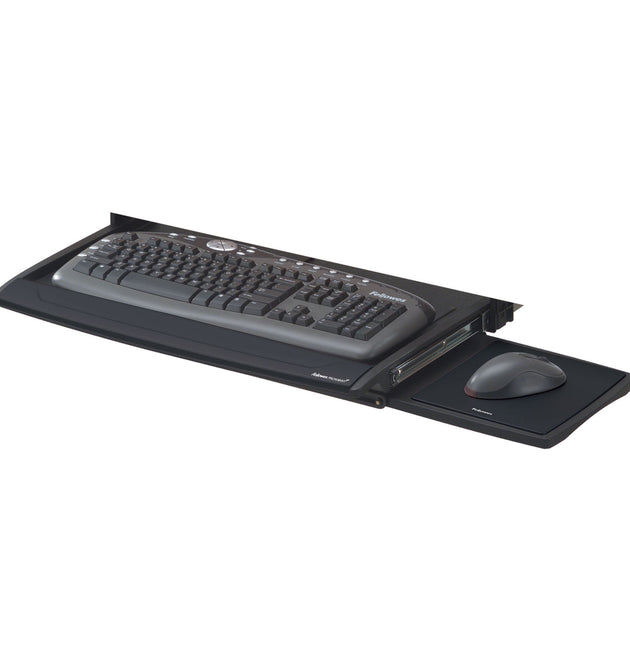 Deluxe Keyboard Drawer, 20.5w x 11.13d, Black