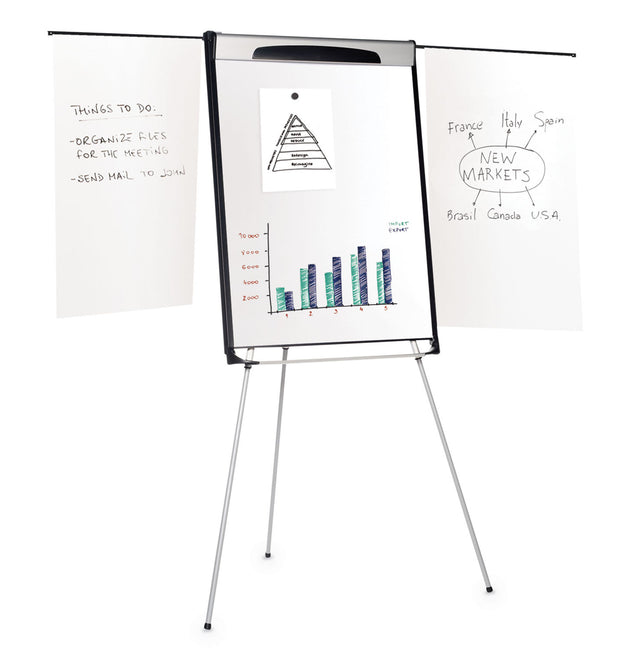 Tripod Extension Bar Magnetic Dry-Erase Easel, 39