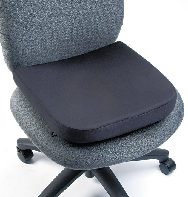 Memory Foam Seat Rest, 13.5 x 14.5 x 2, Black