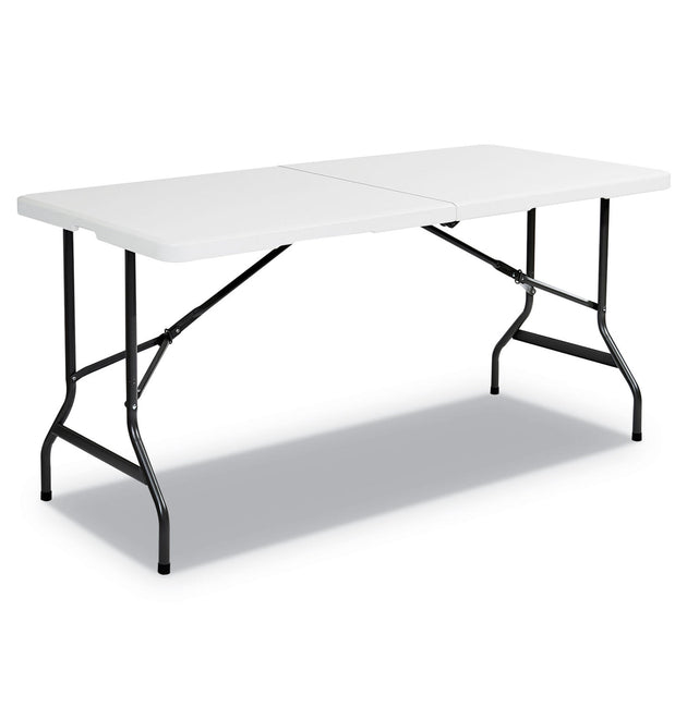 IndestrucTable Classic Bi-Folding Table, Rectangular, 60