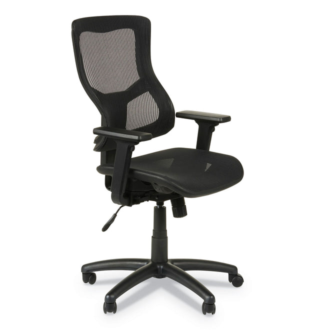 Alera Elusion II Series Suspension Mesh Mid-Back Synchro Seat Slide Chair, Supports 275 lb, 16.34