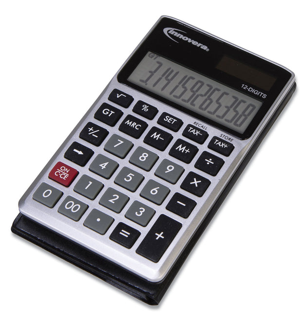 15922 Pocket Calculator, 12-Digit LCD