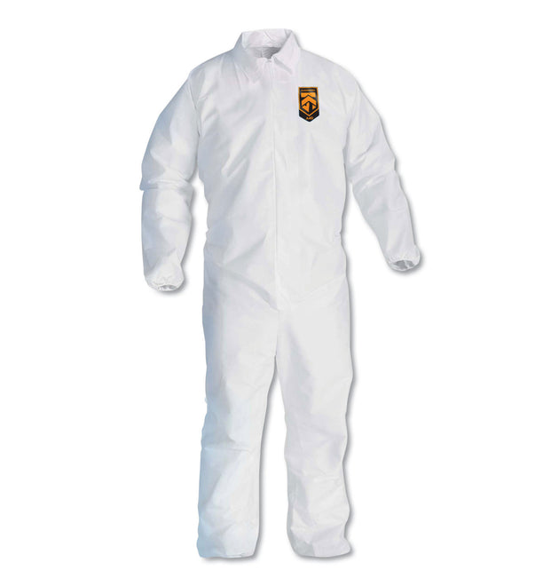 A40 Elastic-Cuff and Ankles Coveralls, White, 2X-Large, 25/Carton