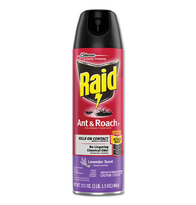 Ant and Roach Killer, 17.5 oz Aerosol Spray, Lavender, 12/Carton