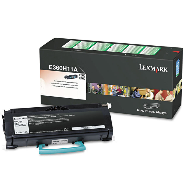 E360H11A Return Program High-Yield Toner, 9,000 Page-Yield, Black