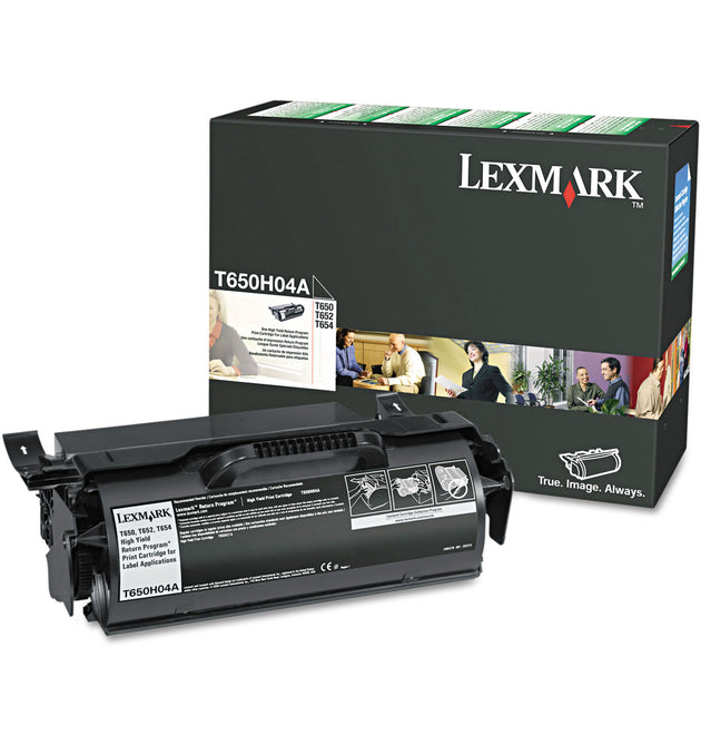 T650H04A Return Program High-Yield Toner, 25,000 Page-Yield, Black