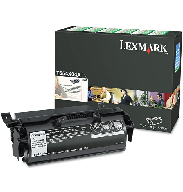 T654X04A Return Program Extra High-Yield Toner, 36,000 Page-Yield, Black