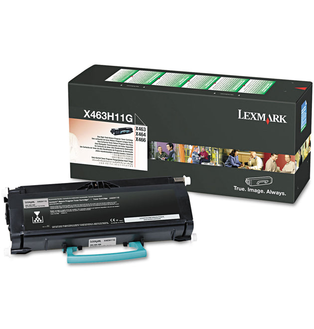 X463H11G Return Program High-Yield Toner, 9,000 Page-Yield, Black