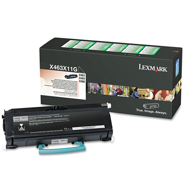 X463X11G Return Program Extra High-Yield Toner, 15,000 Page-Yield, Black