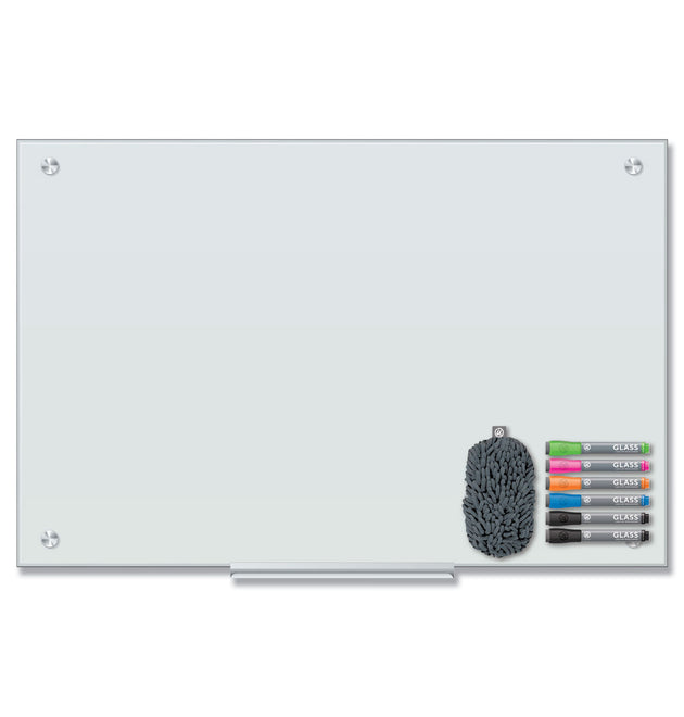 Magnetic Glass Dry Erase Board Value Pack, 35