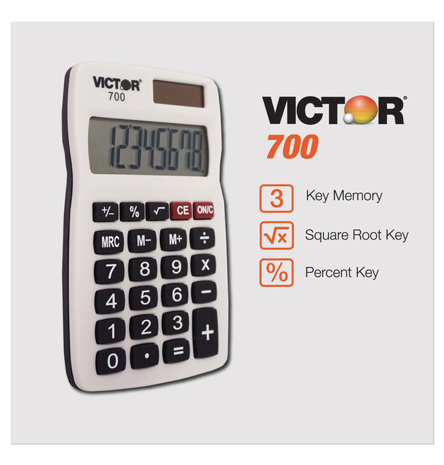 700 Pocket Calculator, 8-Digit LCD