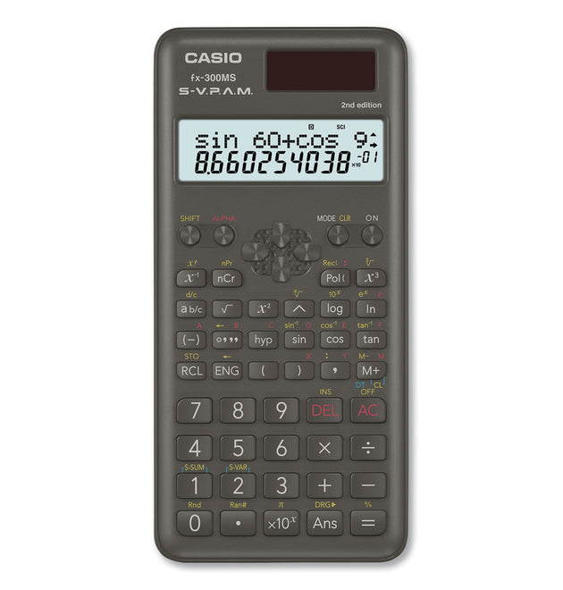 FX-300MSPLUS2 Scientific Calculator, 12-Digit LCD