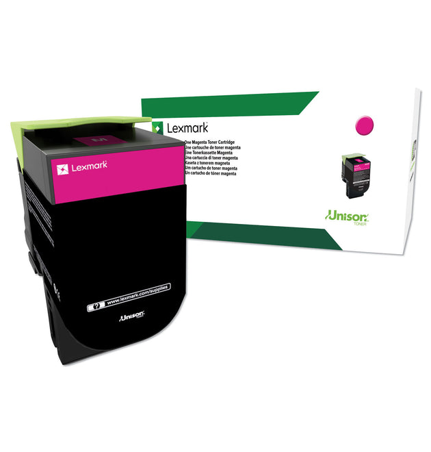 80C1HM0 Return Program High-Yield Toner, 3,000 Page-Yield, Magenta