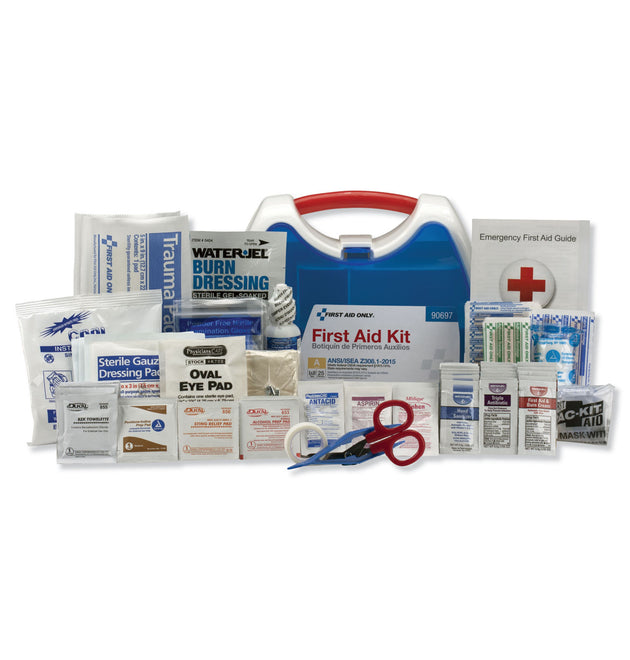 ReadyCare First Aid Kit for 25 People, ANSI A+, 139 Pieces, Plastic Case