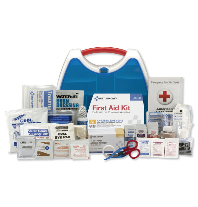 ReadyCare First Aid Kit for 50 People, ANSI A+, 238 Pieces, Plastic Case