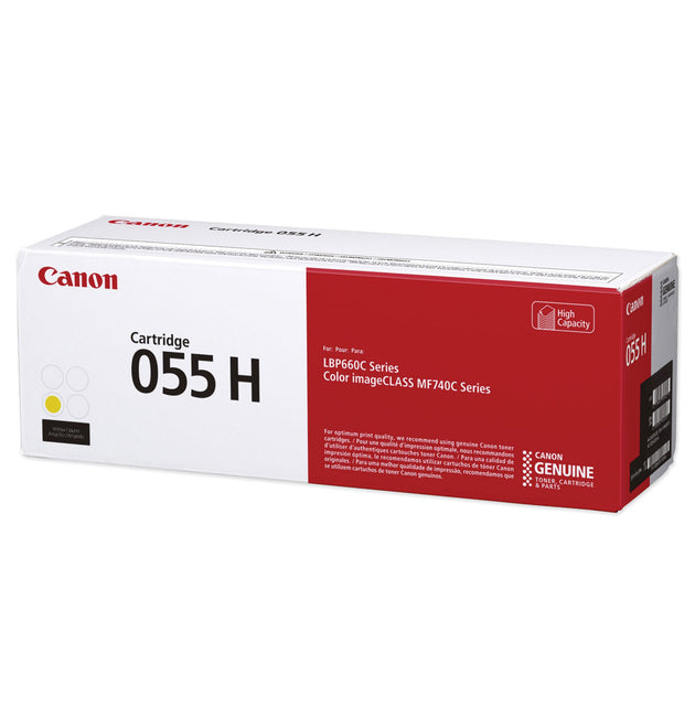 3017C001 (055H) High-Yield Toner, 5,900 Page-Yield, Yellow