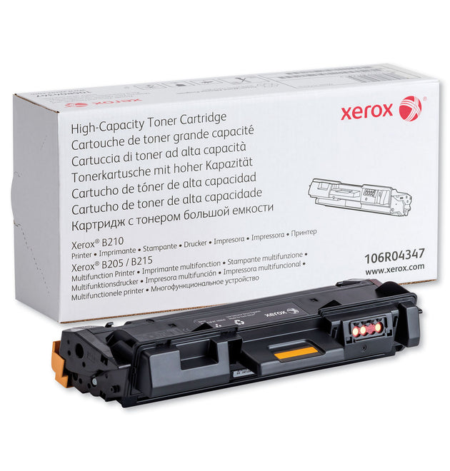 106R04347 High-Yield Toner, 3,000 Page-Yield, Black