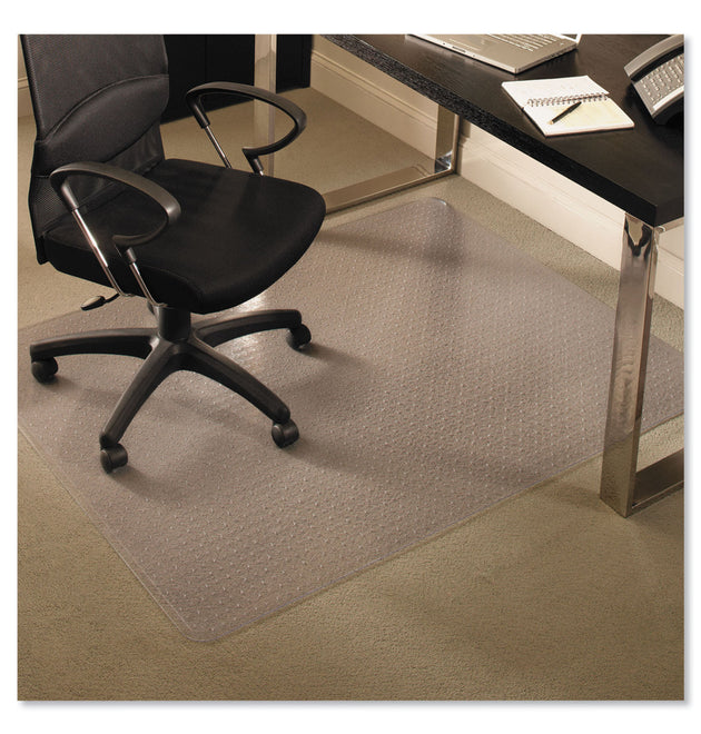 EverLife Chair Mats for Medium Pile Carpet, Rectangular, 46 x 60, Clear