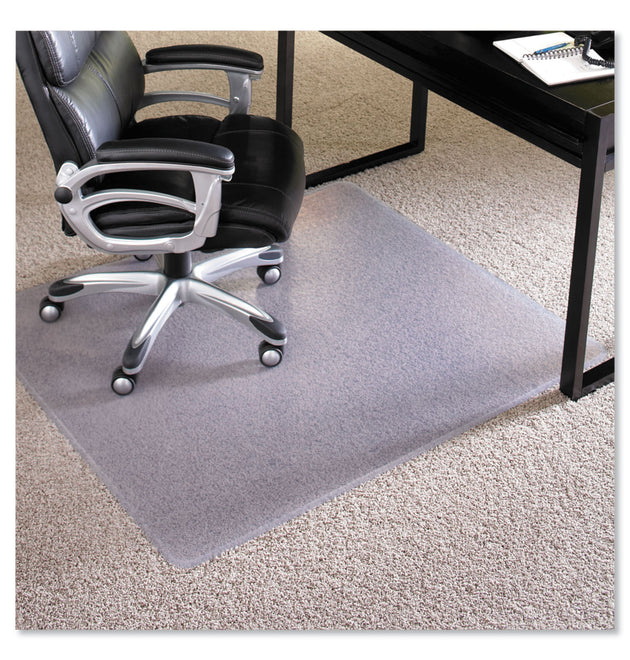 EverLife Intensive Use Chair Mat for High Pile Carpet, Rectangular, 46 x 60, Clear