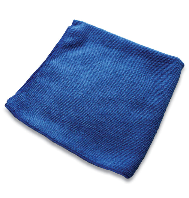 Lightweight Microfiber Cloths, 16 x 16, Blue, 240/Carton