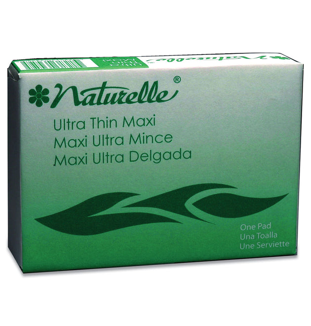 Naturelle Maxi Pads, #4 Ultra Thin with Wings, 200 Individually Wrapped/Carton