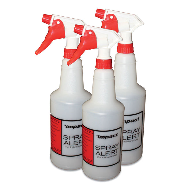 Spray Alert System, 32 oz, Natural with White/White Sprayer, 24/Carton