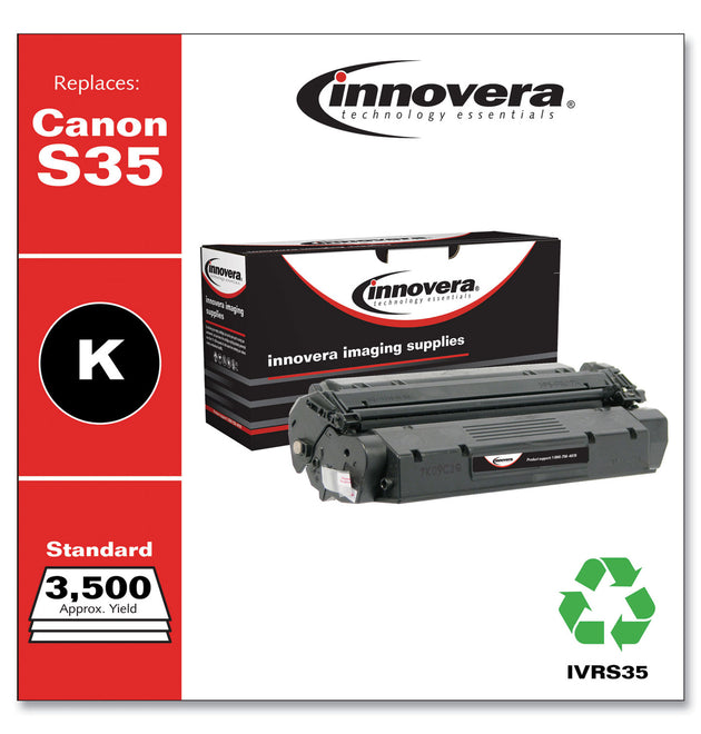 Remanufactured Black Toner, Replacement for S35 (7833A001AA), 3,500 Page-Yield