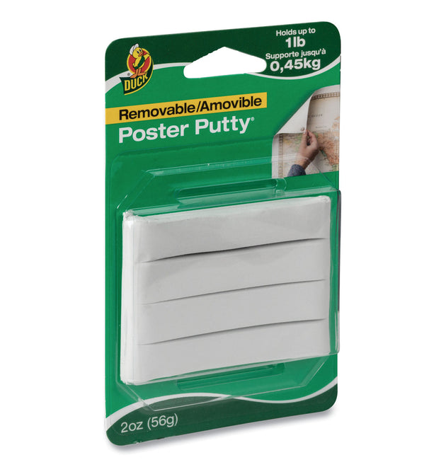 Poster Putty, Removable/Reusable, Nontoxic, 2 oz/Pack